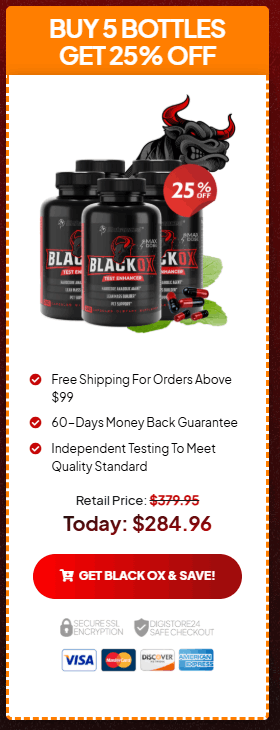 black ox 5 bottles price